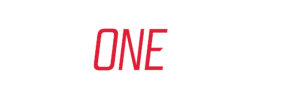 The official One Horse brand logo featuring a white horse head silhouette inside a shield next to the red and white text One Horse on black.