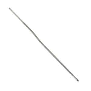 A high-quality, American-made stainless steel rifle barrel, showcasing precision craftsmanship and durable construction for reliable firearm performance.