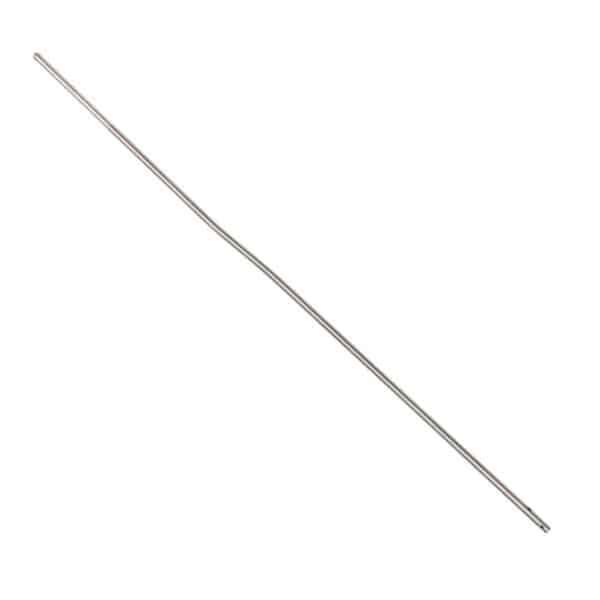 A high-quality, American-made stainless steel rifle barrel blank, showcasing precision craftsmanship and durability for reliable firearm performance.