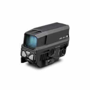 Vortex AMG UH-1 holographic sight in black, featuring adjustable brightness and a clear lens for enhanced targeting.