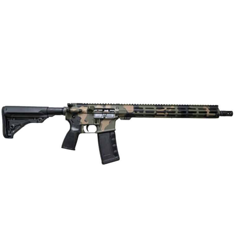 16 inch Express FRS 5.56 M81 Camo rifle with Atrius Forced Reset selector