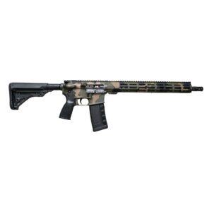 One Horse Express M81 Camo AR-15 rifle, right side