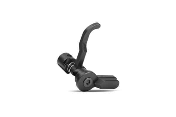 Atrius Forced Reset Selector, single-side lever, in black on a white background