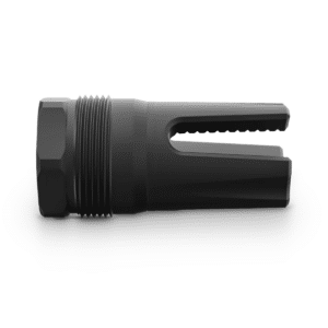 One Horse Pike 3 Prong Plan B mount flash hider side view